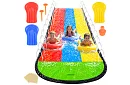 Trojitá vodní skluzavka s vodotryskem 480 cm + 3 plavidla