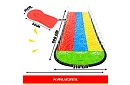 Trojitá vodní skluzavka s vodotryskem 480 cm + 3 plavidla