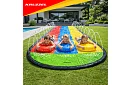 Trojitá vodní skluzavka s vodotryskem 480 cm + 3 plavidla