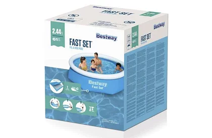 Expanzní bazén s nafukovacím límcem 244 × 61 cm – Bestway B57448