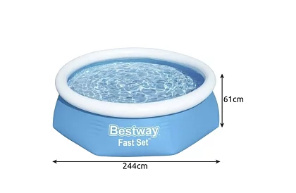 Expanzní bazén s nafukovacím límcem 244 × 61 cm – Bestway B57448