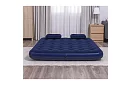 Nafukovací matrace s pumpou a polštáři 203 × 152 × 22 cm – B67374