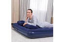 Nafukovací matrace s pumpou a polštáři 203 × 152 × 22 cm – B67374