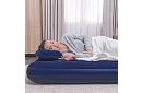 Nafukovací matrace s pumpou a polštáři 203 × 152 × 22 cm – B67374