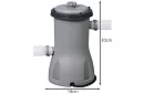 Bazénové čerpadlo s filtrem 3028 l/h – B58386