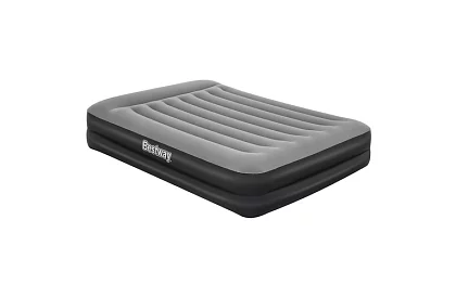 Nafukovací matrace s vestavěnou pumpou a polštářem 203 × 152 × 46 cm – B67403