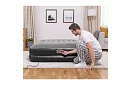 Nafukovací matrace s vestavěnou pumpou a polštářem 203 × 152 × 46 cm – B67403