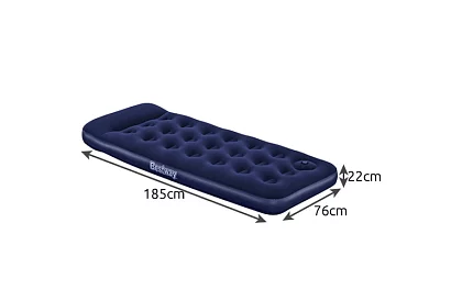 Nafukovací matrace s vestavěnou pumpou 185 × 76 × 22 cm – B67223