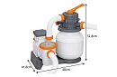 Bazénové pískové čerpadlo 5678 l/h – 230 W - B58497
