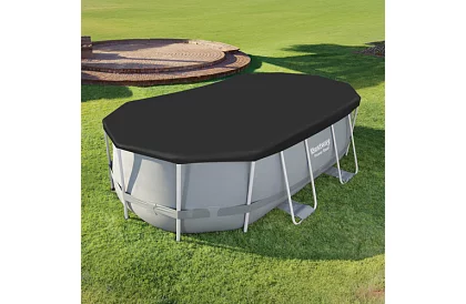 Kryt na rámový bazén 427 × 250 cm – tepelně ochranná plachta Bestway 58425