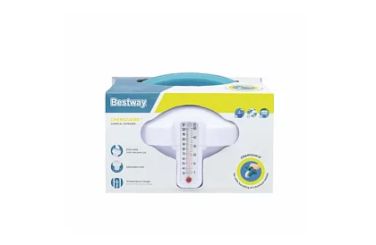 Dávkovač chloru ChemGuard 2 v 1 – plovák s teploměrem