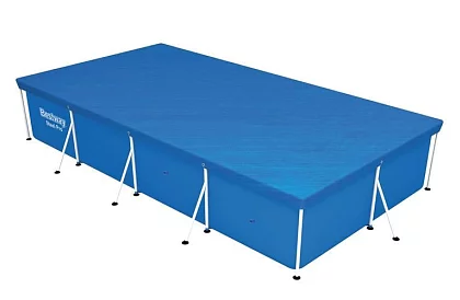 Kryt na rámový bazén 400 × 211 cm- B58107