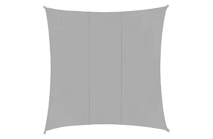 Stínící sluneční plachta 3,6 × 3,6 m – šedá