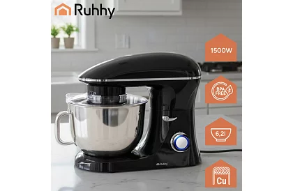 Kuchyňský robot 1500 W, s mísou 6,2L – RUHHY