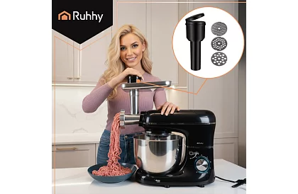 Kuchyňský robot 2200 W,  3 v 1 s mixérem a mísou 6,2 l