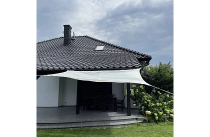 Stínící sluneční plachta 3 × 2 m – béžová