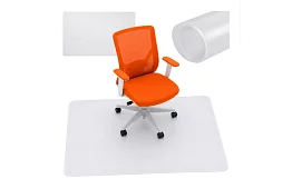 Ochranná podložka pod židli 90x130 cm - mléčná