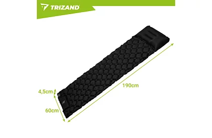 Nafukovací matrace s vestavěnou pumpou 190 × 60 cm Trizand