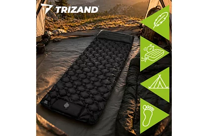 Nafukovací matrace s vestavěnou pumpou 190 × 60 cm Trizand