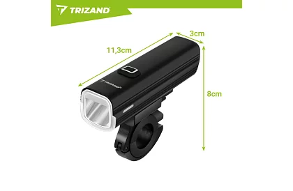 Led sada světel na kolo 1000 lm, 4800 mAh