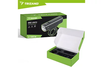 Led sada světel na kolo 1000 lm, 4800 mAh