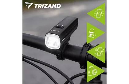 Led sada světel na kolo 1000 lm, 4800 mAh