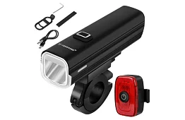 Led sada světel na kolo 1000 lm, 4800 mAh