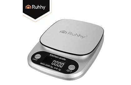 Kuchyňská elektronická váha 5 kg - 0,1 g - nerezová ocel