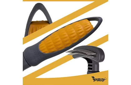 Vyčesávací dvouřadý hřeben pro psy a kočky