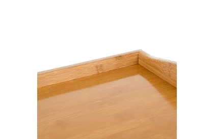 Skládací bambusový snídaňový stolek - Podnos do postele