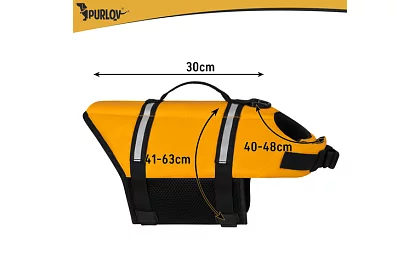 Záchranná reflexní vesta pro psy - velikost M - 7-10 kg
