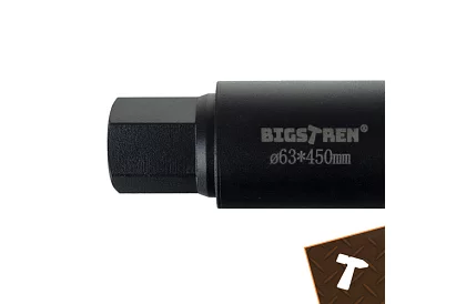 Diamantový jádrový vrták 63×450 mm - závit 1,1/4 UNC