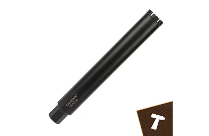 Diamantový jádrový vrták 63×450 mm - závit 1,1/4 UNC