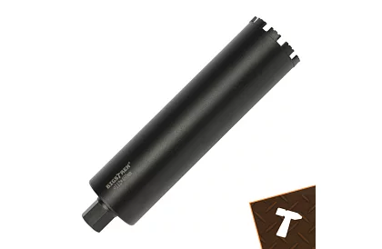Diamantový jádrový vrták 112 × 460 mm - 1.1/4 UNC pro beton, kámen a železobeton