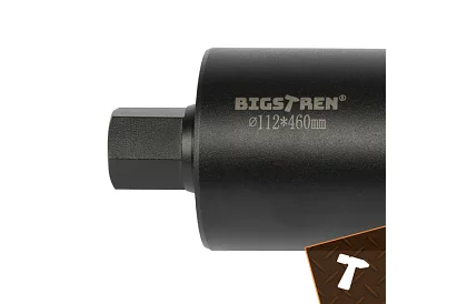 Diamantový jádrový vrták 112 × 460 mm - 1.1/4 UNC pro beton, kámen a železobeton