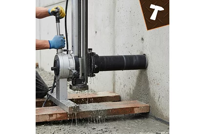 Diamantový jádrový vrták 112 × 460 mm - 1.1/4 UNC pro beton, kámen a železobeton