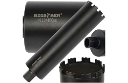 Diamantový jádrový vrták 112 × 460 mm - 1.1/4 UNC pro beton, kámen a železobeton