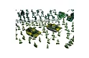 Vojenská základna XXL SOLDIERS – sada 300 ks