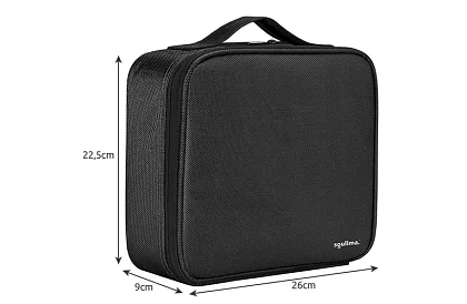 Kosmetická taška organizer – kosmetický box na zip s rukojetí