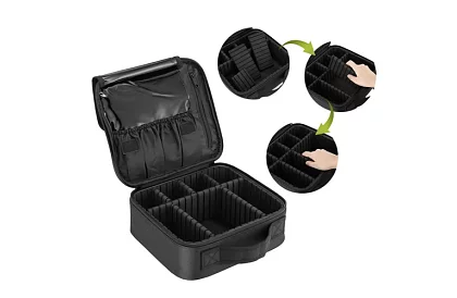 Kosmetická taška organizer – kosmetický box na zip s rukojetí