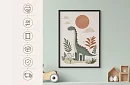 Dinosauří dobrodruh - obraz - Přátelský dinosaurus v přírodě 73