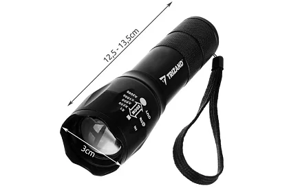 CREE LED T6 baterka – nabíjecí taktická svítilna s USB nabíjením