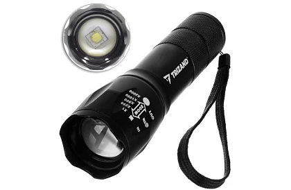 CREE LED T6 baterka – nabíjecí taktická svítilna s USB nabíjením