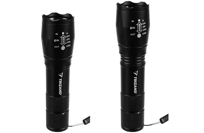 CREE LED T6 baterka – nabíjecí taktická svítilna s USB nabíjením