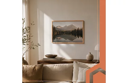 Rám na obrazy 60 × 40 cm – borovice