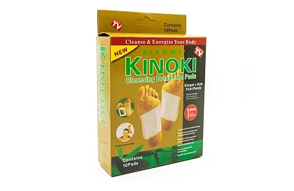 Detoxikační náplasti Kiyome Kinoki se zázvorem - 10 kusů
