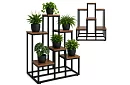 Elegantní kovový stojan na květiny 67 × 34,5 × 51 cm – 6 úrovní
