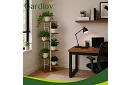Elegantní kovový stojan na květiny 120 × 42 × 23,5 cm – 7 úrovní