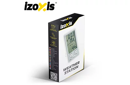 Bezdrátová meteorologická stanice – teploměr, vlhkoměr, hodiny a budík