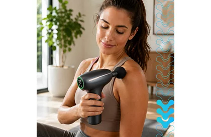 Masážní pistole Pro Ultra Vibration – 7 hlavic + horká/studená terapie
